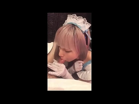 ❤️ Японы шүтээн [маюка], Францын үйлчлэгчийн хувцас, 1-р хэсэг, лосьоноор дарж, хөхрөх ❤️ Секс видео манайд ❤